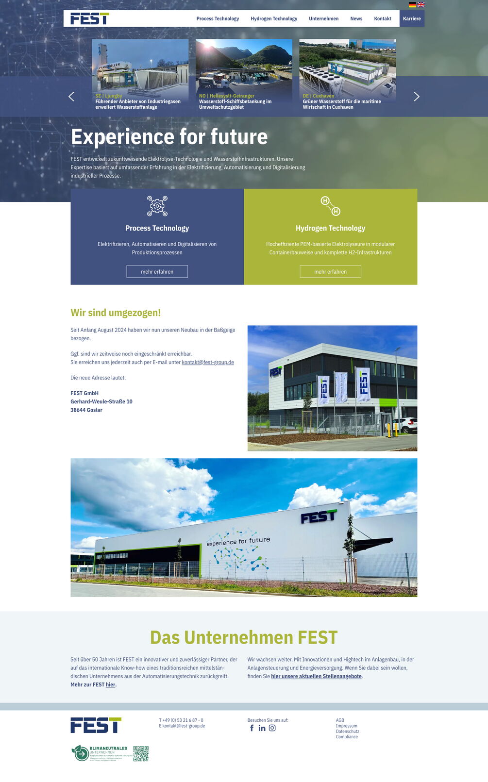 Contao Content-Management-Umsetzung einer Webseite